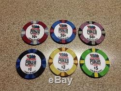 Poker chip set Championship poker series