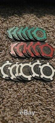 Poker chip set with case