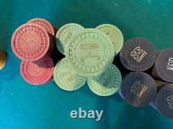 Poker chips- Mason and Company, Hub Mold, Vintage