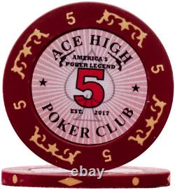 Pokercraftstm 500 Piece Pro Poker Clay Poker Set 2X Plastic Cards with Cutting