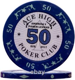 Pokercraftstm 500 Piece Pro Poker Clay Poker Set 2X Plastic Cards with Cutting