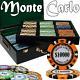 Pre-Pack 500 Ct Monte Carlo Chip Set Hi Gloss Wooden Case