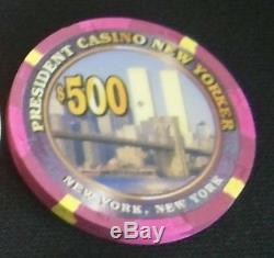 President Casino New York Collectable Poker Chips (820 chip set)