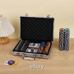 Professinal 300Pcs Poker Chip Set Game Chips with Box Poker Chips