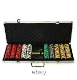 Professional 500 13.5g Poker Chips Set Cards Dice Limited Edition Invicta