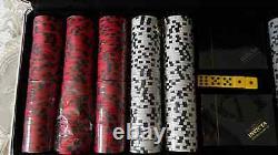 Professional 500 13.5g Poker Chips Set Cards Dice Limited Edition Invicta