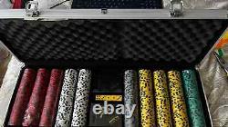 Professional 500 13.5g Poker Chips Set Cards Dice Limited Edition Invicta