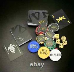 Professional 500 13.5g Poker Chips Set Cards Dice Limited Edition Invicta