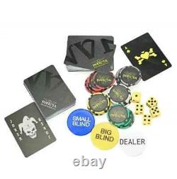 Professional 500 13.5g Poker Chips Set Cards Dice Limited Edition Invicta