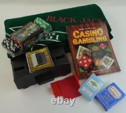 Professional Jeton Poker Set Casino Style Card Dealer Chips Accessories
