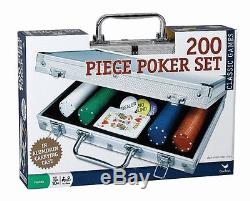 Professional Set Kit of 200 Poker texas Hold'em Chips New Fast Shipping