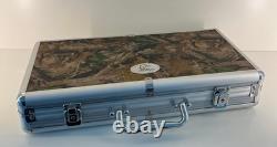 RARE BRAND NEW Ducks Unlimited Camo Leather 300-piece Poker Chip Set