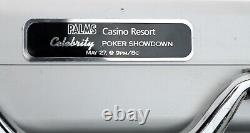 RARE Bravo Poker Chip Set Texas Hold'em Celebrity Showdown 2004 Palms Las Vegas