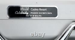 RARE Bravo Poker Chip Set Texas Hold'em Celebrity Showdown 2004 Palms Las Vegas