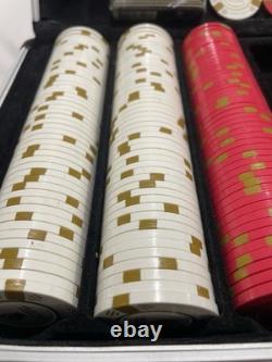 RARE Caesars Palace Poker Chip Set! 4 Colours CASH GAME OR TOURNAMENT! Vintage