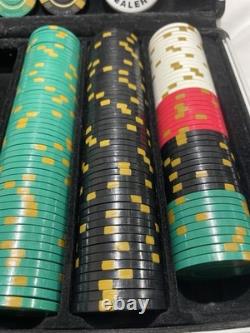 RARE Caesars Palace Poker Chip Set! 4 Colours CASH GAME OR TOURNAMENT! Vintage