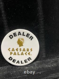 RARE Caesars Palace Poker Chip Set! 4 Colours CASH GAME OR TOURNAMENT! Vintage