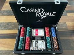 RARE Cartamundi Casino Royale James Bond Luxe Poker Set