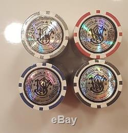 RARE Collectible Smith & Wesson Poker Chip Set New