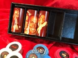 RARE Complete PROMO SET PAUL ANKA MONTE CARLO CBS-TV 1978 Casino Poker Chips