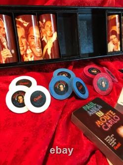 RARE Complete PROMO SET PAUL ANKA MONTE CARLO CBS-TV 1978 Casino Poker Chips