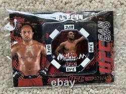 RARE Exclusive 2010 Topps UFC Fan Expo Poker Chip Lot (Set of 5)