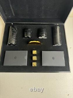 RARE MOD Game Luxury Poker Set Casino Carry Case Made In Paris France