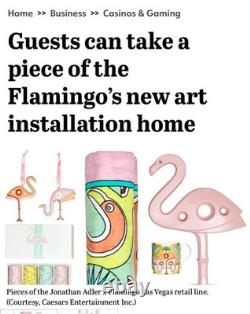 RARE. NO LONGER SOLD. Adler poker chip made exclusively for Flamingo Las Vegas