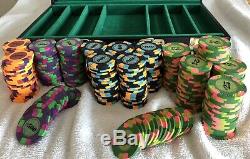 RARE! Paulson Top Hat & Cane Classic 310 Piece Tournament Poker Chip Set