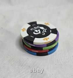 RARE Regal Knight Heirlooms 11.5 Gram Clay Composite Poker Chip Set 500 Chips