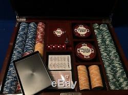 RARE World Poker Tour WPT Luxury Chip Set with Tervis Tumblers & Watches