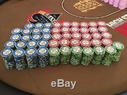 RARE poker Chip Set. ChipCo's Old Casino HideAway Poker Room