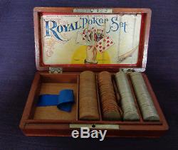 Rare Antique Royal Poker Set Made By Philadelphia Watch Co. C. 1868-1886