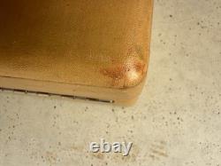 Rare Art Deco Leather Clay Poker Chip Set Cf Rumpp & Sons 1930 Great Gatsby Era