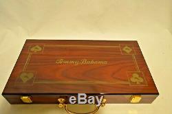 Rare Authentic Deluxe Tommy Bahama Poker Chip Set 300 PC Elegant Style Limited