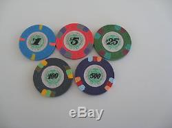 Rare Casino De Isthmus 007 James Bond movie props poker chip set of 300