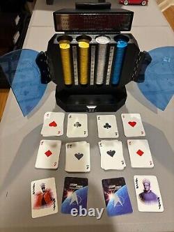 Rare Franklin Mint 1997 STAR TREK TNG Poker Chips Casino Dealer Case Set