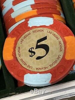 Rare Las Vegas Nevada Poker Chip Set 10 Gram Mark $ Hologram Casino Imprint