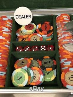 Rare Las Vegas Nevada Poker Chip Set 10 Gram Mark $ Hologram Casino Imprint