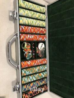 Rare Las Vegas Nevada Poker Chip Set 10 Gram Mark $ Hologram Casino Imprint