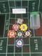 Rare SAMPLE SET Paulson World Top Hat And Cane WTHC Poker Chips Clay