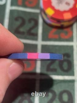 Rare SAMPLE SET Paulson World Top Hat And Cane WTHC Poker Chips Clay