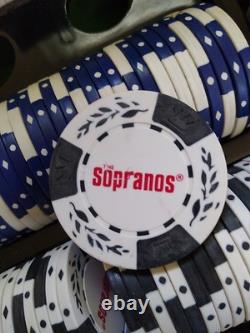 Rare The Sopranos Promo Poker Chip Set 300 Count Dealer Crime Show 1999 2007 HBO