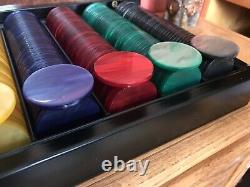 Rare Vintage European Bakelite Poker Set