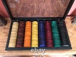 Rare Vintage European Bakelite Poker Set