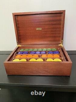 Renzo Romagnoli Luxury Poker Set Wooden Box