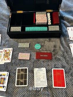 Renzo Romagnoli Luxury Vintage Poker Set Made in Italy RARE