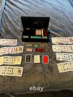 Renzo Romagnoli Luxury Vintage Poker Set Made in Italy RARE