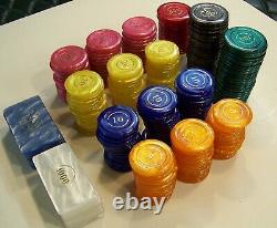 Renzo Romagnoli Poker Chip Collection. Large Number of Various Denominations