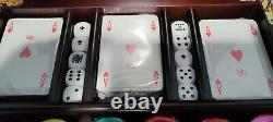 Renzo Romagnoli Poker Chip Set Vintage Made In Italy New In original Box Rare